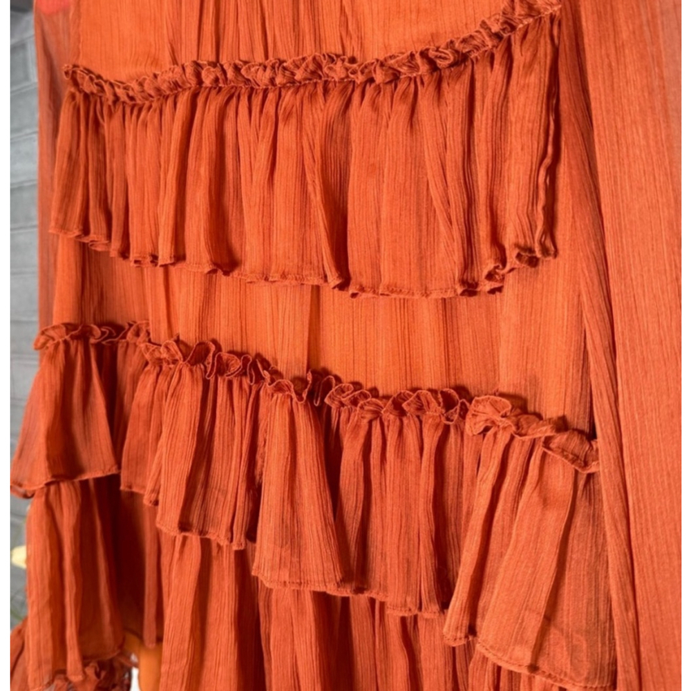 Adam Lippes Tiered Statement Ruffle Top - Picture 6 of 14